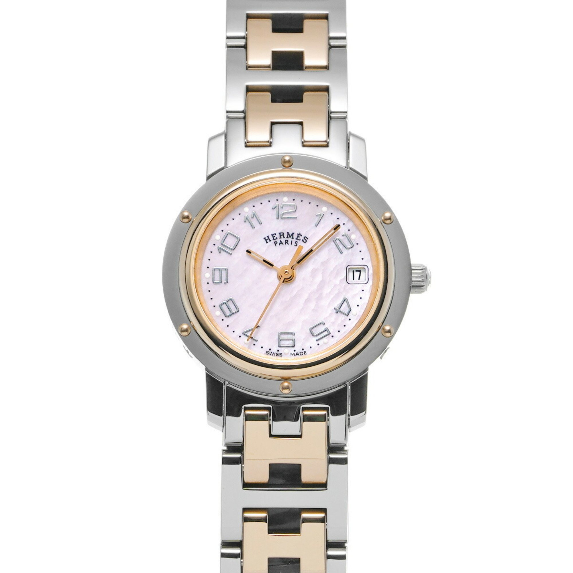 HERMES Clipper Nacle CL4.221 Ladies' Watch Quartz