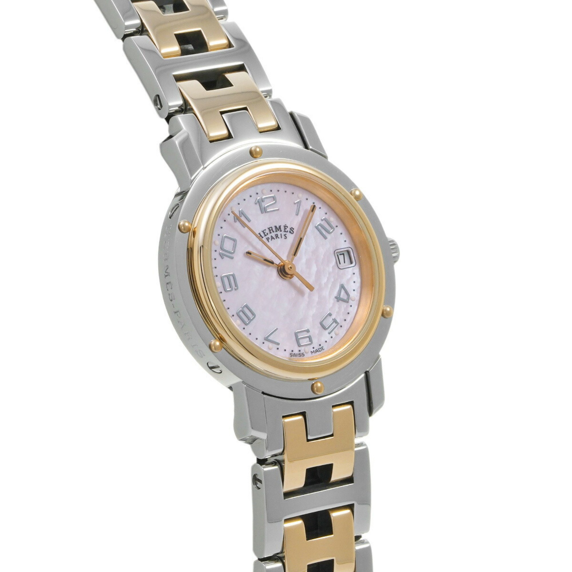 HERMES Clipper Nacle CL4.221 Ladies' Watch Quartz