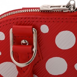 LOUIS VUITTON Louis Vuitton Epi LV x YK Yayoi Kusama Collaboration Alma BB Rouge Blanc M21698 Women's Leather Handbag