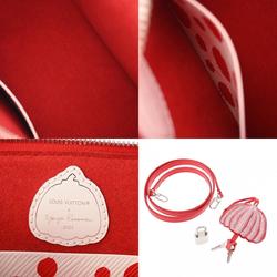 LOUIS VUITTON Louis Vuitton Epi LV x YK Yayoi Kusama Collaboration Alma BB Rouge Blanc M21698 Women's Leather Handbag