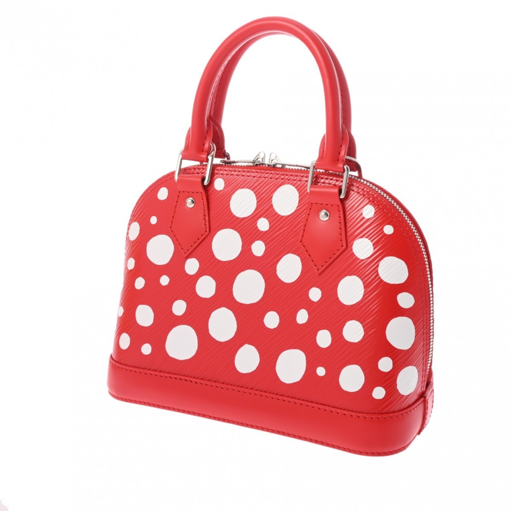 LOUIS VUITTON Louis Vuitton Epi LV x YK Yayoi Kusama Collaboration Alma BB Rouge Blanc M21698 Women's Leather Handbag