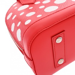 LOUIS VUITTON Louis Vuitton Epi LV x YK Yayoi Kusama Collaboration Alma BB Rouge Blanc M21698 Women's Leather Handbag