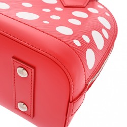 LOUIS VUITTON Louis Vuitton Epi LV x YK Yayoi Kusama Collaboration Alma BB Rouge Blanc M21698 Women's Leather Handbag