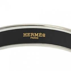 HERMES Hermes Emaille PM Bangle White Women's Metal Bracelet