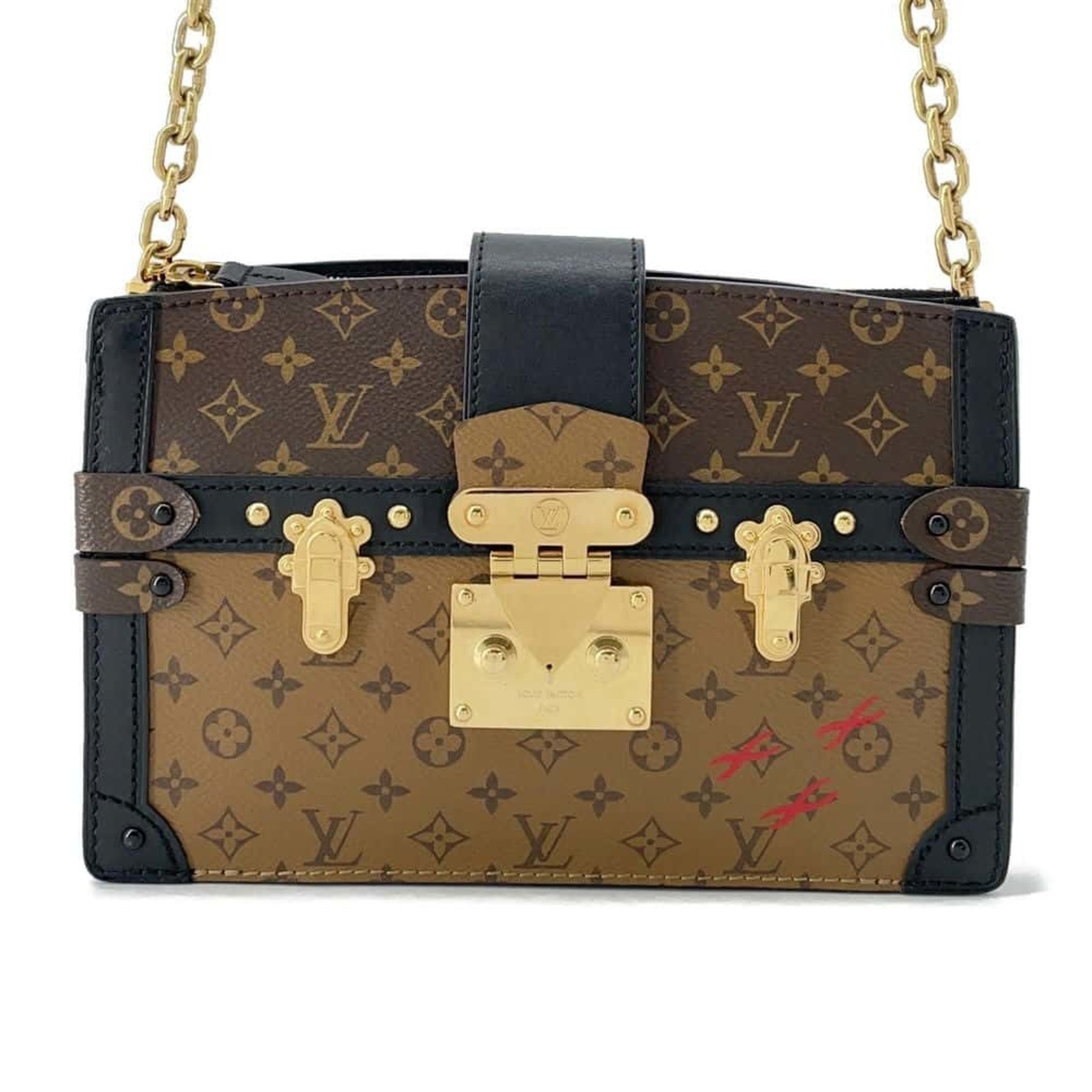 Louis Vuitton Shoulder Bag Monogram Reverse Trunk Clutch M43596 LOUIS VUITTON