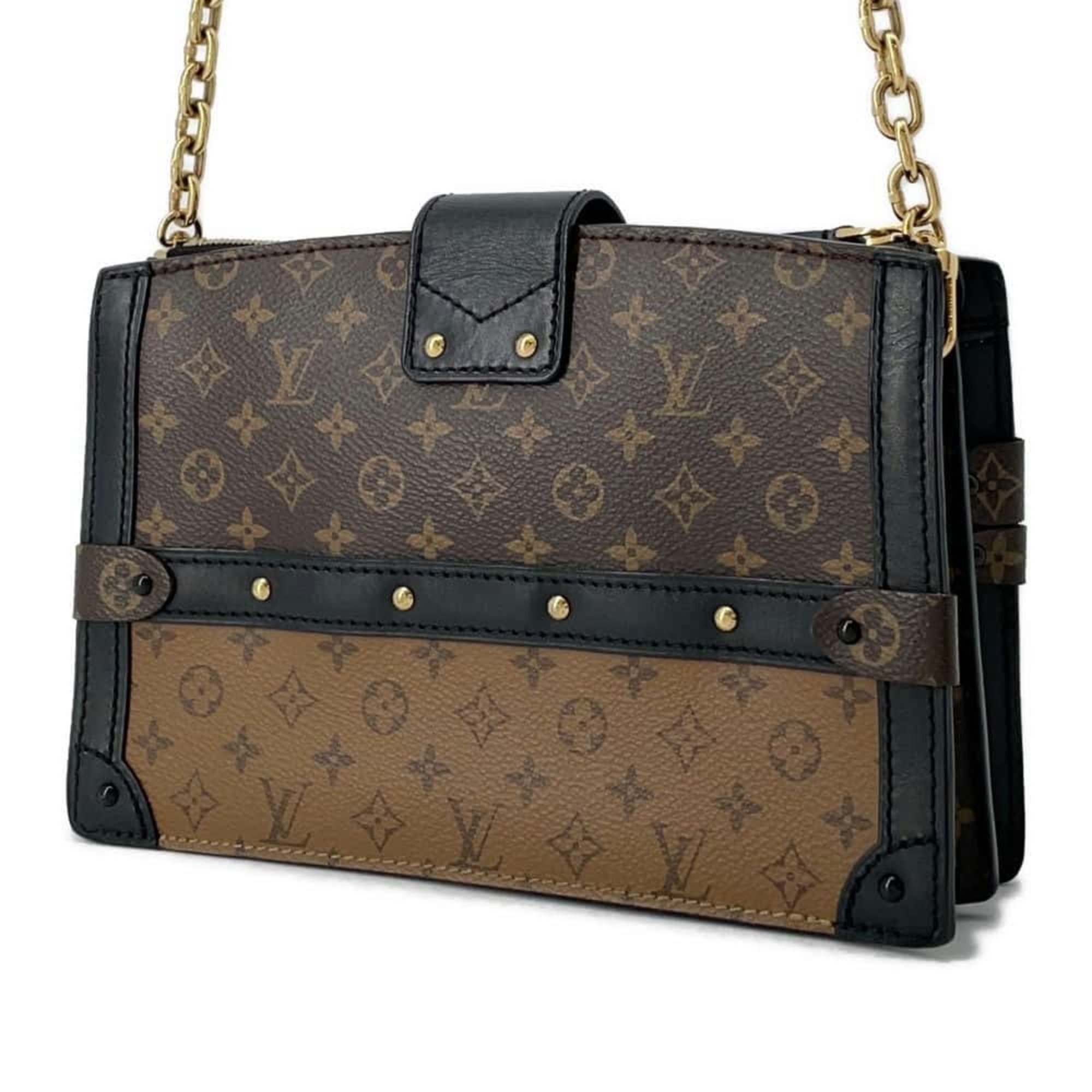 Louis Vuitton Shoulder Bag Monogram Reverse Trunk Clutch M43596 LOUIS VUITTON