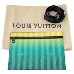 Louis Vuitton Tote Bag Damier Stripe Weekend PM M59919 2way Shoulder Black