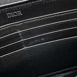 Christian Dior Long Wallet CD Icon Calfskin 2ESBC252CDI_H00N Men's Black