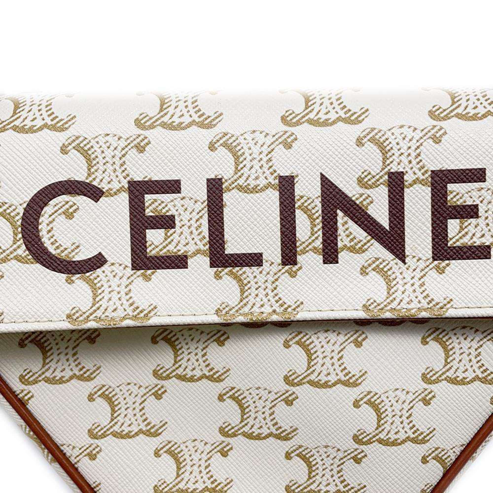 Celine Shoulder Bag Triomphe Triangle 195902 CELINE Pochette