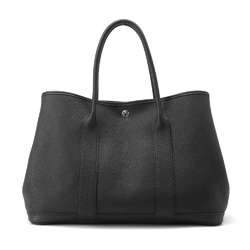 Hermes Tote Bag Garden PM Black Negonda A Stamp HERMES