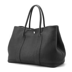 Hermes Tote Bag Garden PM Black Negonda A Stamp HERMES