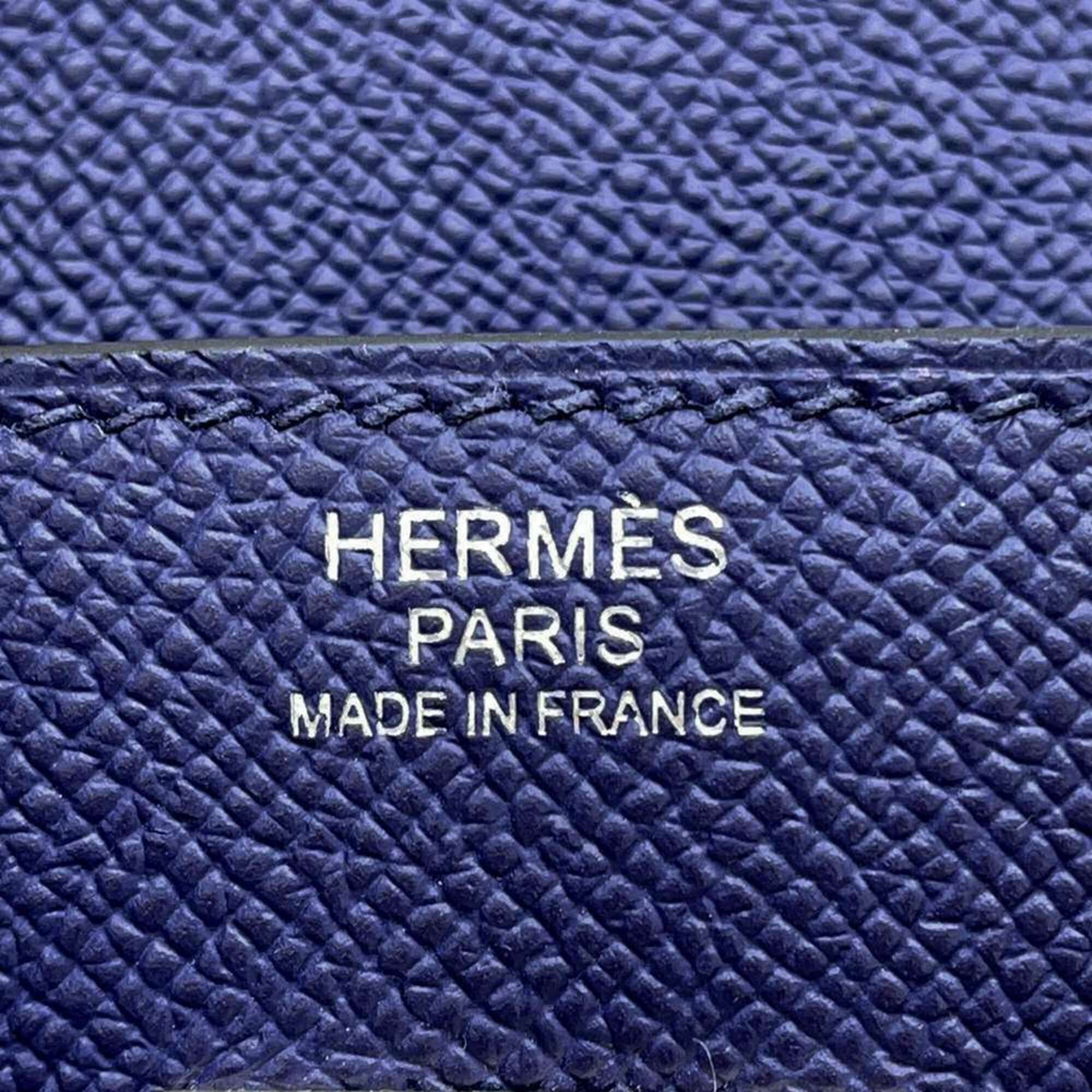 Hermes Birkin 30 Blue Ankle Epson Handbag D Stamp HERMES