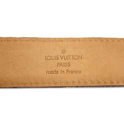 Louis Vuitton Belt Monogram Denim Santur Size 90 M6921U LOUIS VUITTON