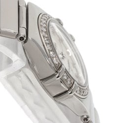 OMEGA 1465.71 Constellation Diamond Bezel Watch Stainless Steel SS Ladies