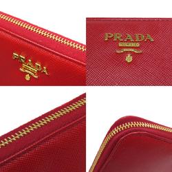 Prada Saffiano Long Wallet Leather Women's PRADA