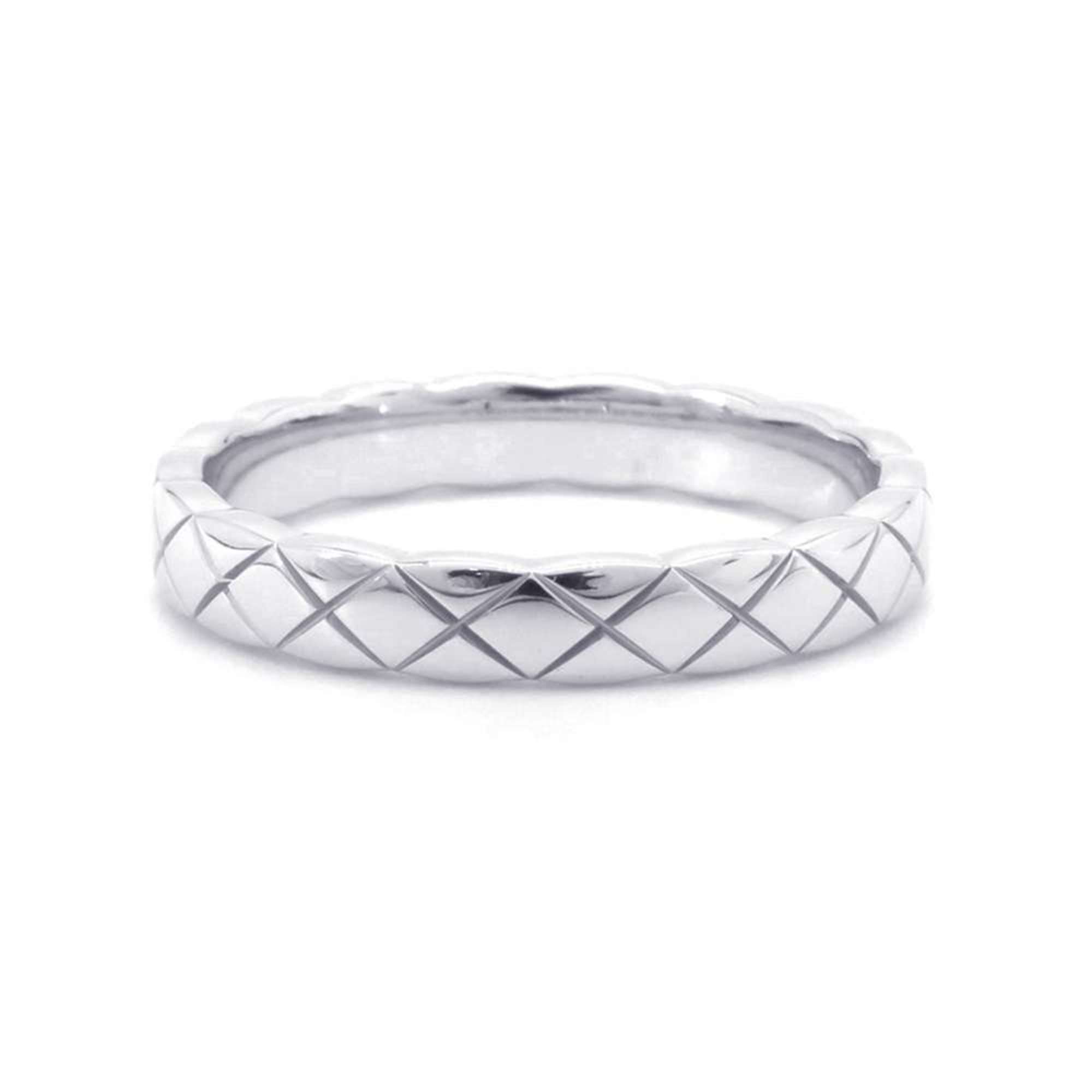 Chanel Ring Coco Crush Collection K18WG White Gold Size 53 J11793