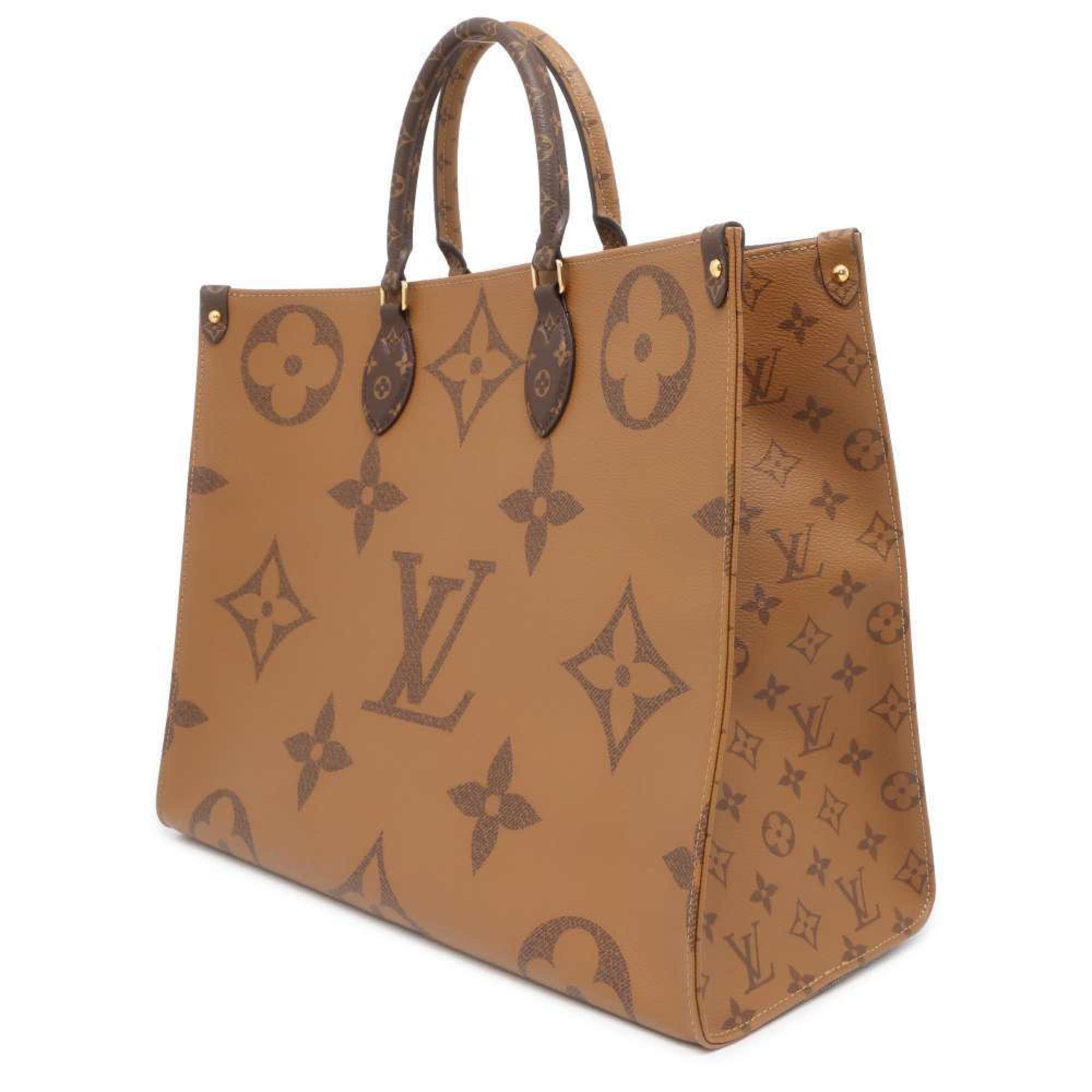 Louis Vuitton Tote Bag Monogram Reverse Giant On-the-Go GM M45320 LOUIS VUITTON 2way Shoulder