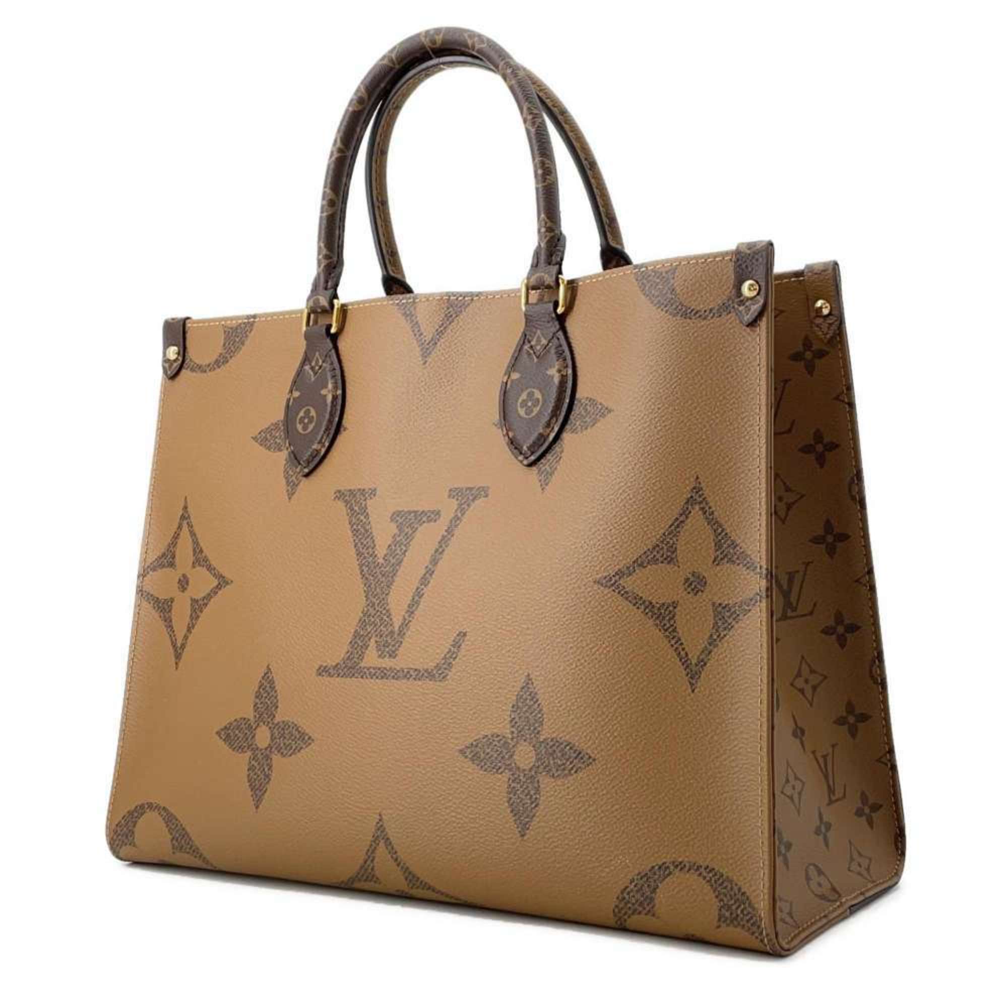 Louis Vuitton Tote Bag Monogram Reverse Giant On-the-Go MM M45321 2way Handbag