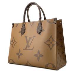 Louis Vuitton Tote Bag Monogram Reverse Giant On-the-Go MM M45321 2way Handbag