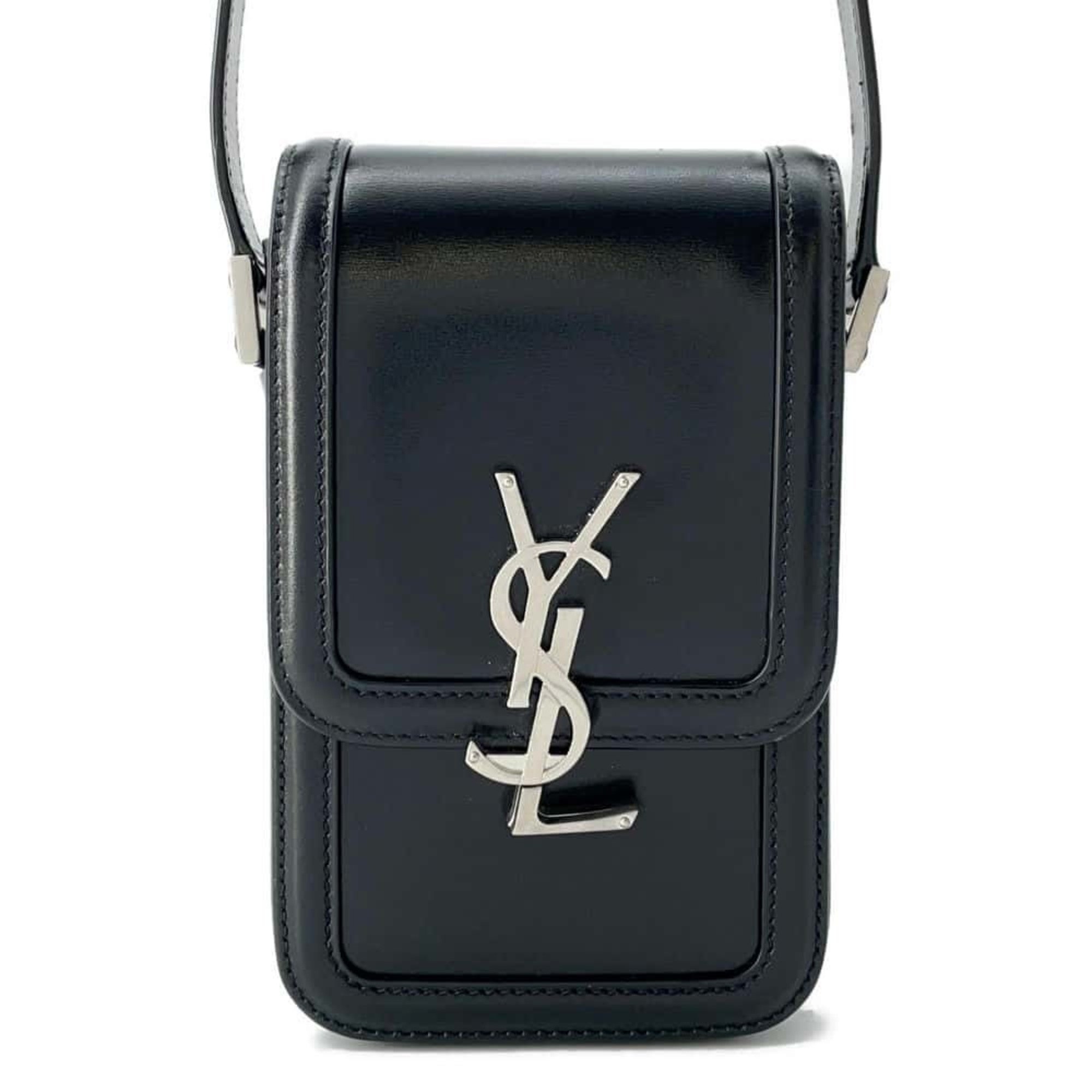 Yves Saint Laurent Saint Laurent shoulder bag Solferino leather 753963 SAINT LAURENT PARIS black