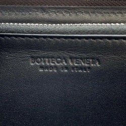 Bottega Veneta Long Wallet Intrecciato Round 639856 BOTTEGA VENETA Men's Black