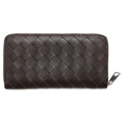 Bottega Veneta Long Wallet Intrecciato Round 639856 BOTTEGA VENETA Men's Black