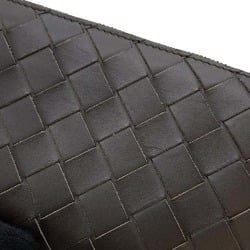 Bottega Veneta Long Wallet Intrecciato Round 639856 BOTTEGA VENETA Men's Black