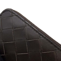 Bottega Veneta Long Wallet Intrecciato Round 639856 BOTTEGA VENETA Men's Black