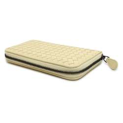 Bottega Veneta Long Wallet Intrecciato Round 518389 BOTTEGA VENETA