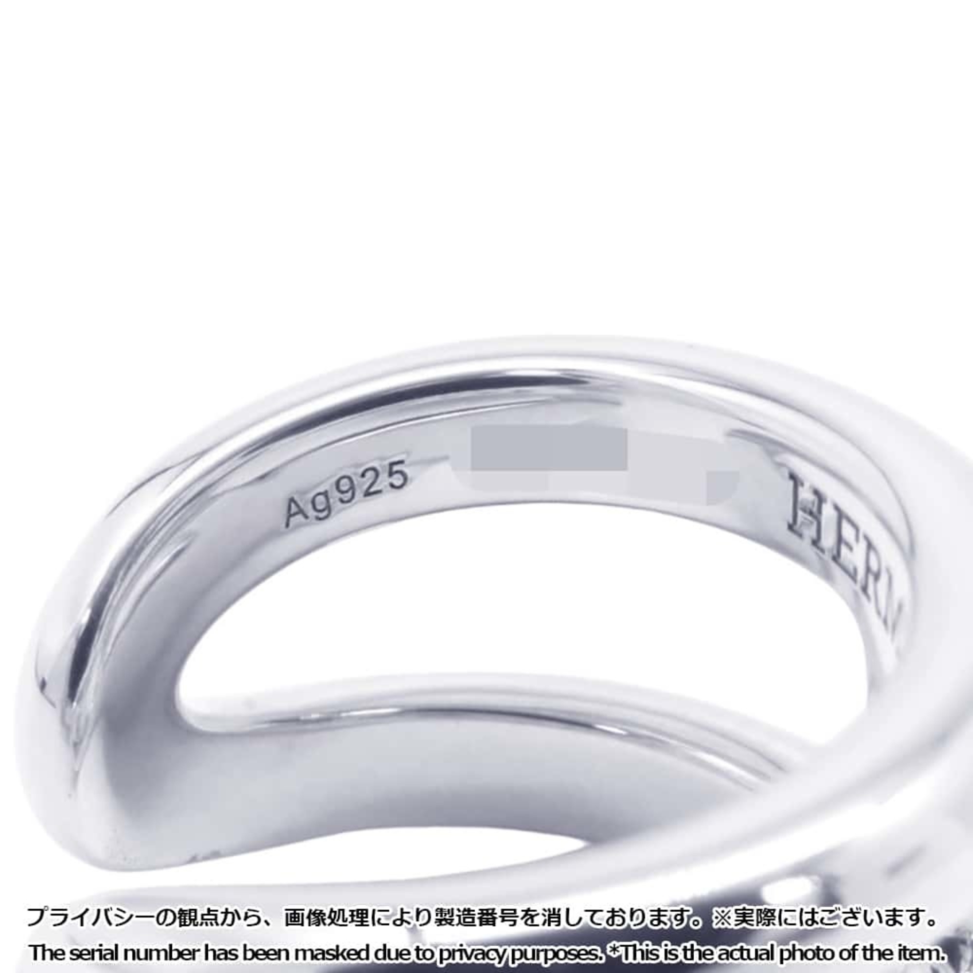 Hermes Ring Osmose PM SV925 Silver Size 51 HERMES