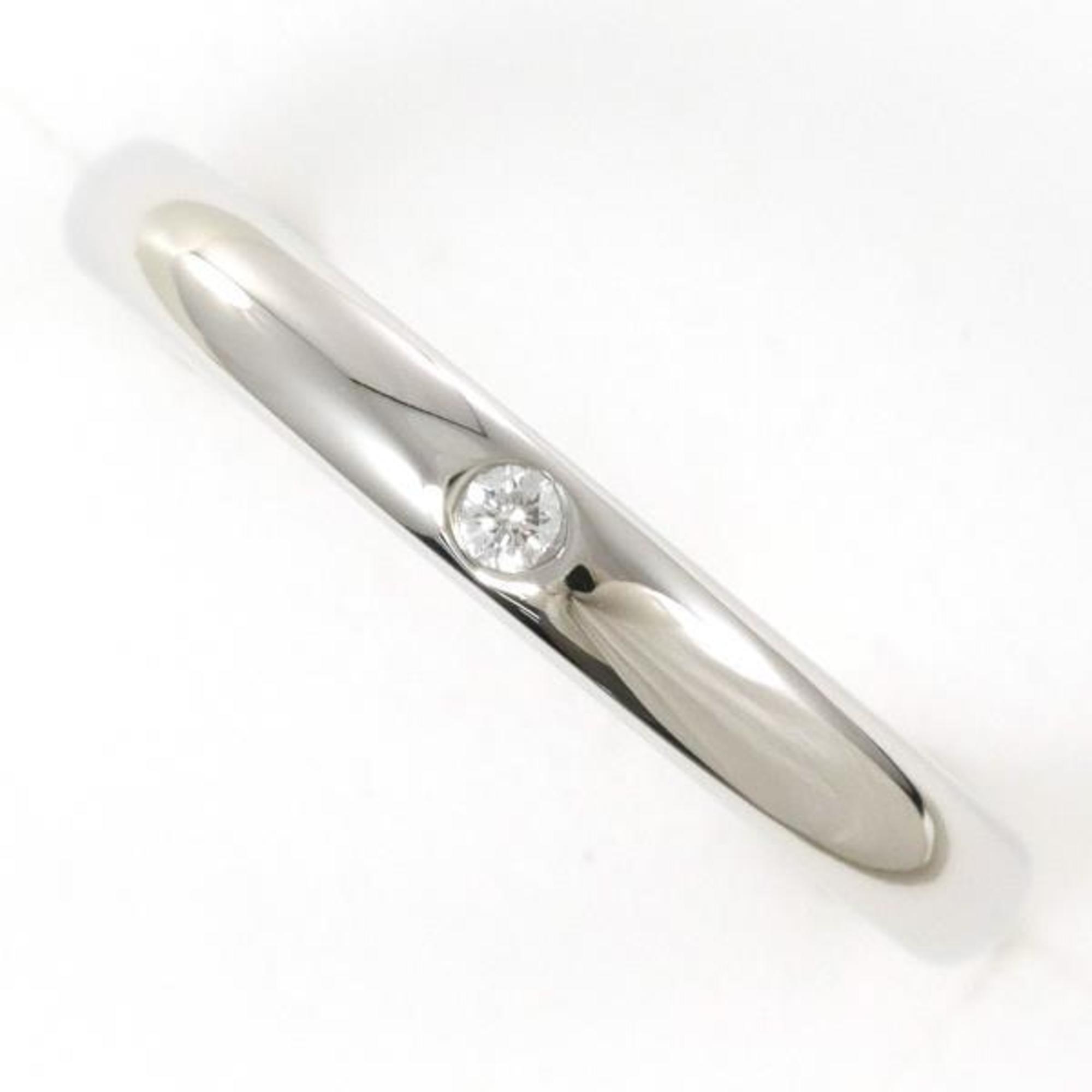 Tiffany PT950 ring, diamond, total weight approx. 5.5g