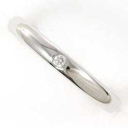 Tiffany PT950 ring, diamond, total weight approx. 5.5g