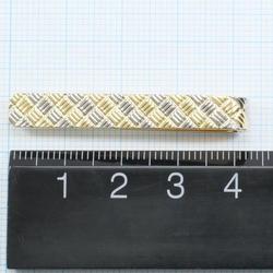 Tiffany K18YGWG tie pin, total weight approx. 9.8g