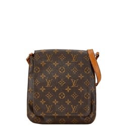 Louis Vuitton Monogram Musette Salsa Short Shoulder Bag M51258 Brown PVC Leather Women's LOUIS VUITTON