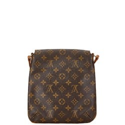 Louis Vuitton Monogram Musette Salsa Short Shoulder Bag M51258 Brown PVC Leather Women's LOUIS VUITTON