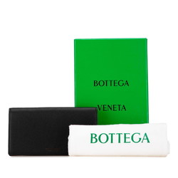 Bottega Veneta Long Wallet Black Leather Women's BOTTEGAVENETA