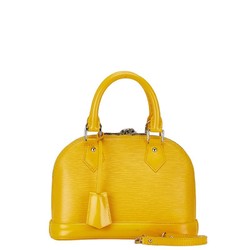 Louis Vuitton Epi Alma BB Handbag Shoulder Bag M40866 Citron Leather Women's LOUIS VUITTON