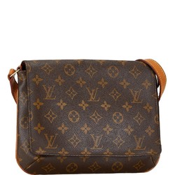 Louis Vuitton Monogram Musette Tango Short Shoulder Bag Handbag M51257 Brown PVC Leather Women's LOUIS VUITTON