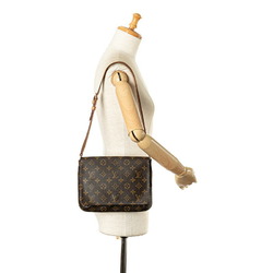 Louis Vuitton Monogram Musette Tango Short Shoulder Bag M51257 Brown PVC Leather Women's LOUIS VUITTON