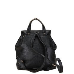 Michael Kors MINA Backpack 30T1G4MB3L Black Leather Women's