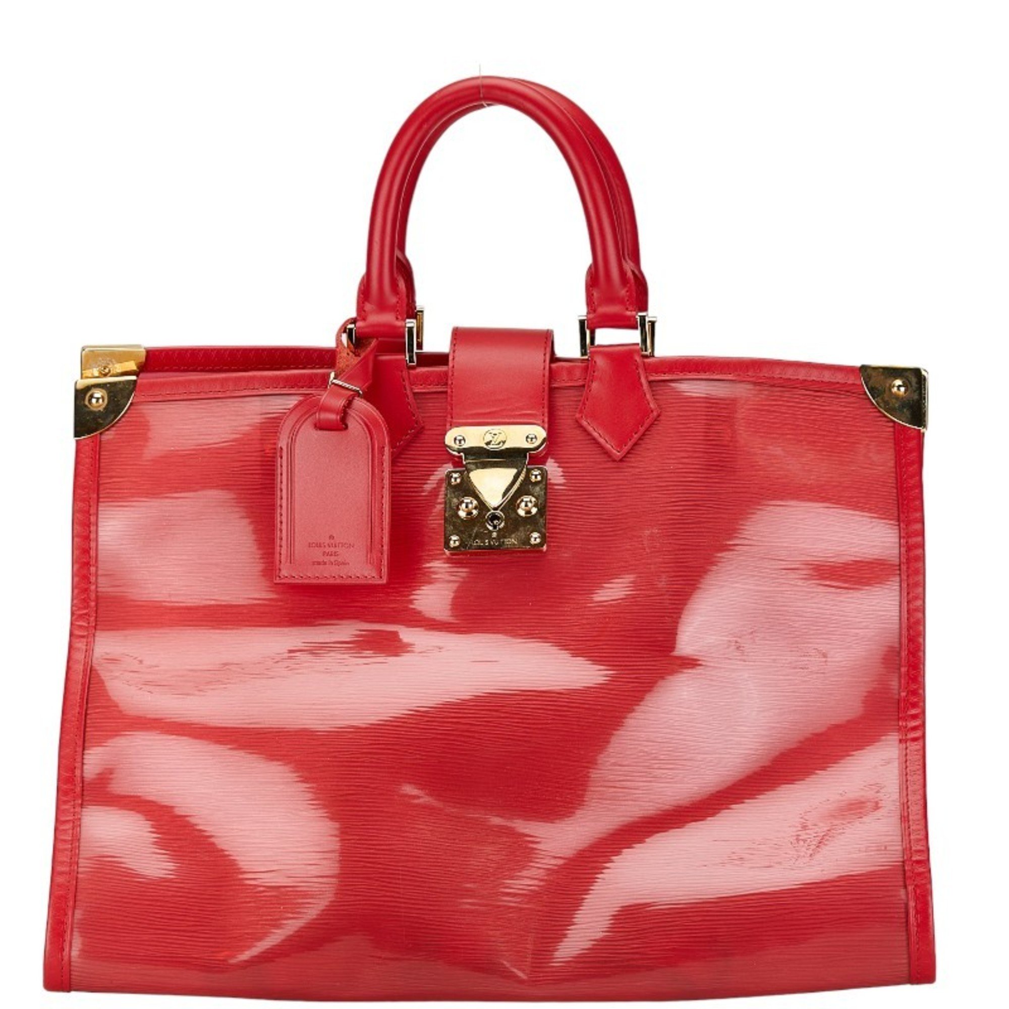 Louis Vuitton Epi Fleurage Garment Bag Red Vinyl Leather Women's LOUIS VUITTON