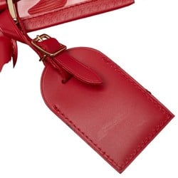 Louis Vuitton Epi Fleurage Garment Bag Red Vinyl Leather Women's LOUIS VUITTON