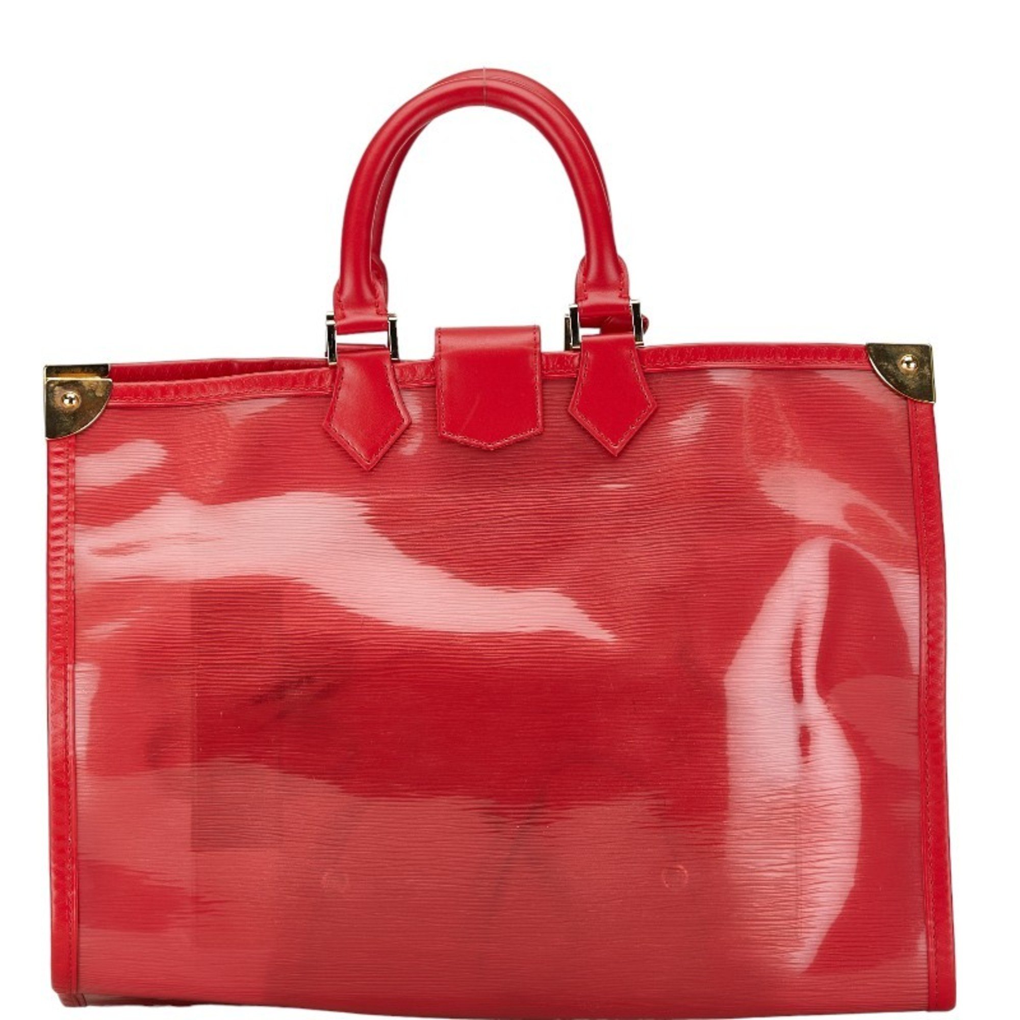 Louis Vuitton Epi Fleurage Garment Bag Red Vinyl Leather Women's LOUIS VUITTON