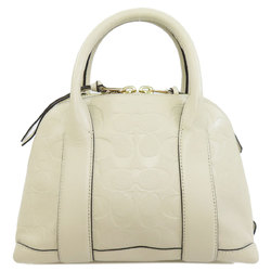 Coach 30152 Signature Handbag Leather Women's COACH