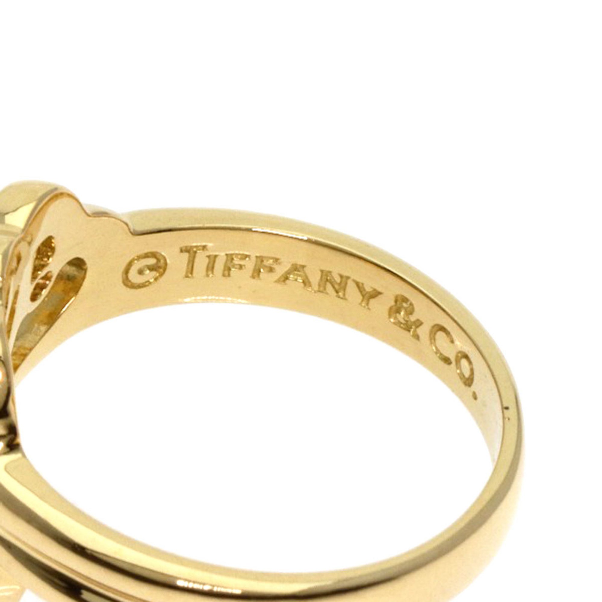 Tiffany Triple Heart 3P Diamond Ring, 18K Yellow Gold, Women's, TIFFANY&Co.