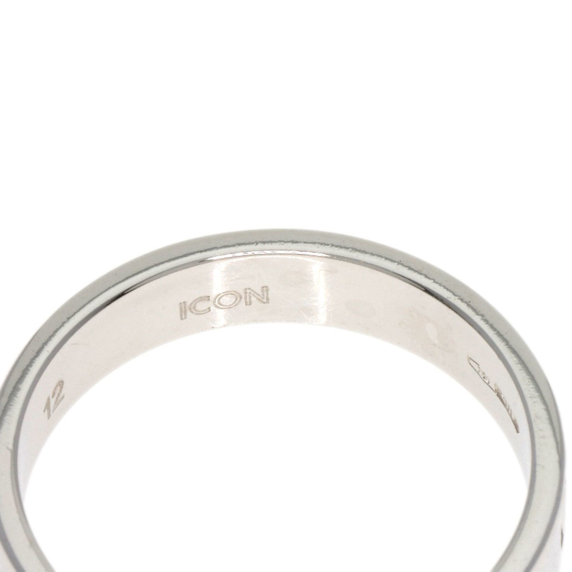 Gucci Icon Ring #12 Ring, 18K White Gold, Women's, GUCCI