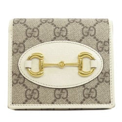 GUCCI 621891 Horsebit 1955 Bi-fold Wallet for Women