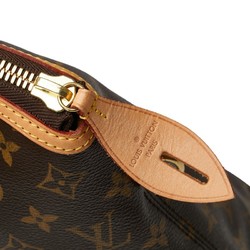 Louis Vuitton Monogram Lockit Vertical Handbag M40103 Brown PVC Leather Women's LOUIS VUITTON