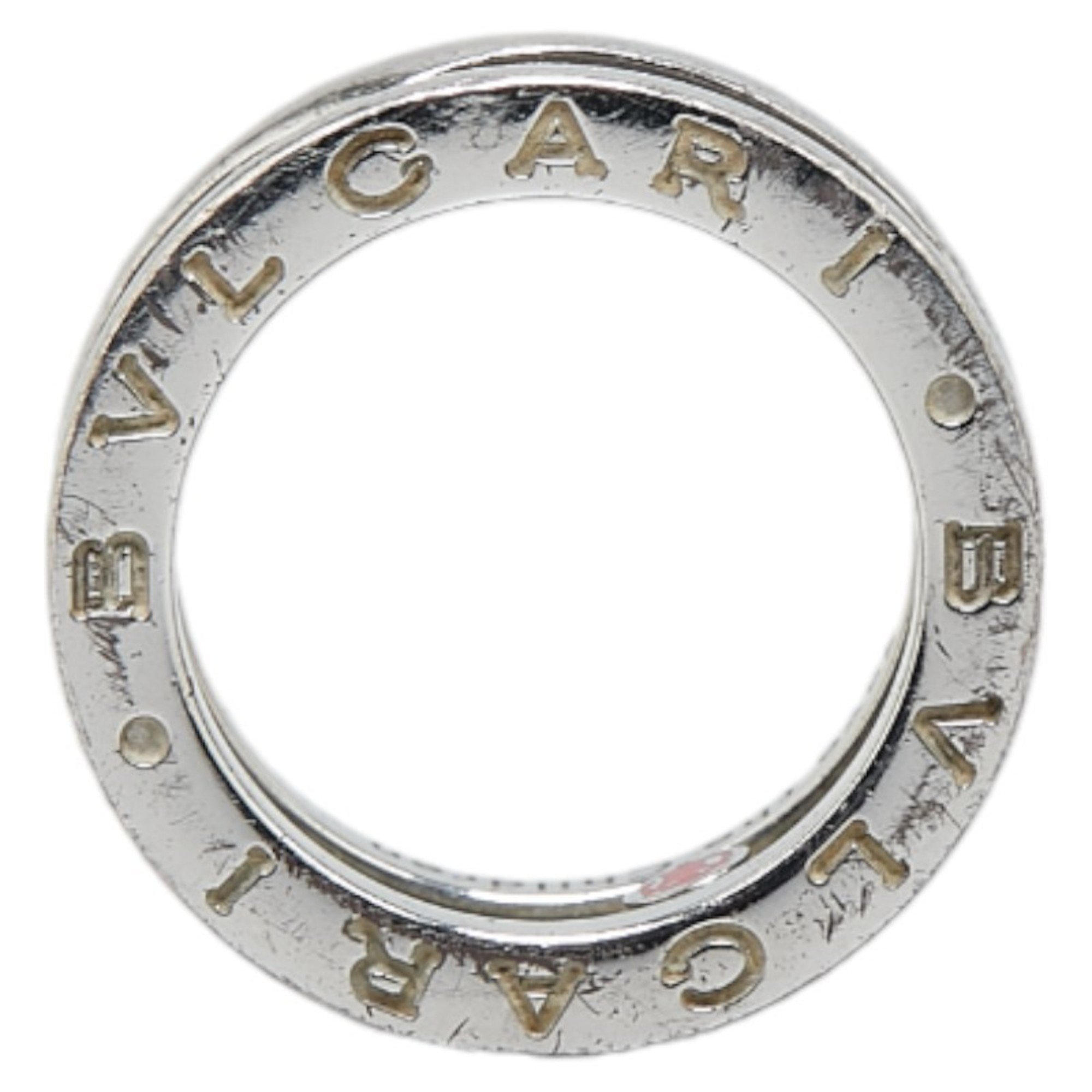 BVLGARI B.zero1 Save the Children 1 Band Ring #46 Silver Black SV925 Women's