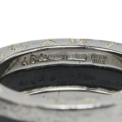 BVLGARI B.zero1 Save the Children 1 Band Ring #46 Silver Black SV925 Women's